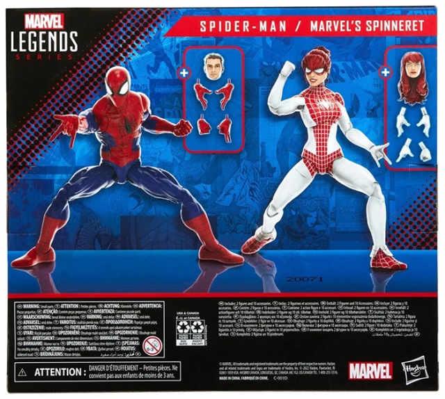 Spider-Man and Spinneret Set of 2 | Amazing Spider-Man: Renew Your Vows | Marvel Legends