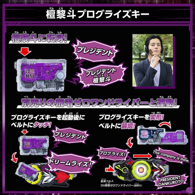 Genm Musou Gashat, Thousand Ark and Dan Kuroto Progrisekey | Kamen Rider | Bandai Spirits
