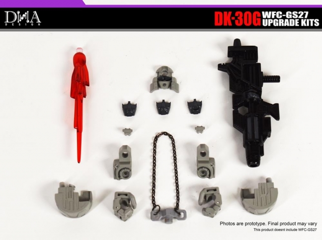 DK-30G Upgrade Kit for WFC-GS27 Galvatron | Dna Design | Upgrade Kit
