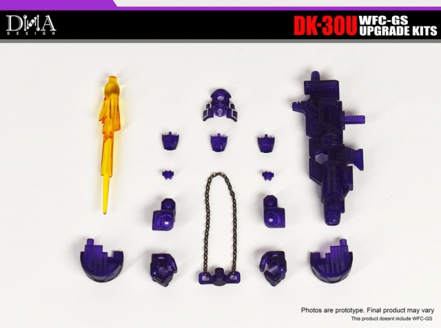 DK-30U Upgrade Kit for WFC-GS Galvatron | Dna Design | Upgrade Kit