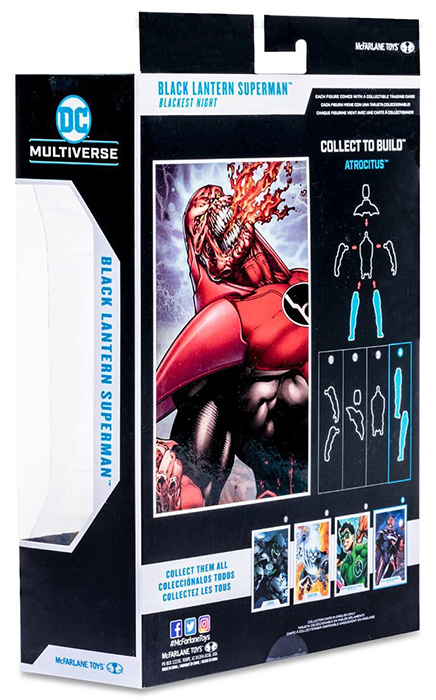 Superman Black Lantern 7-inch Scale | DC Multiverse | McFarlane Toys