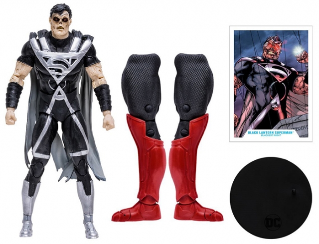 Superman Black Lantern 7-inch Scale | DC Multiverse | McFarlane Toys