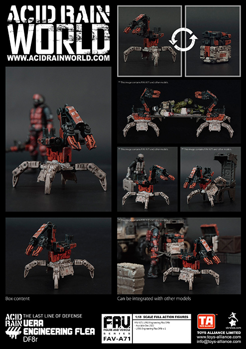 FAV-A71 UERA Engineering Flea DF8r 1:18 Scale | Acid Rain FAV