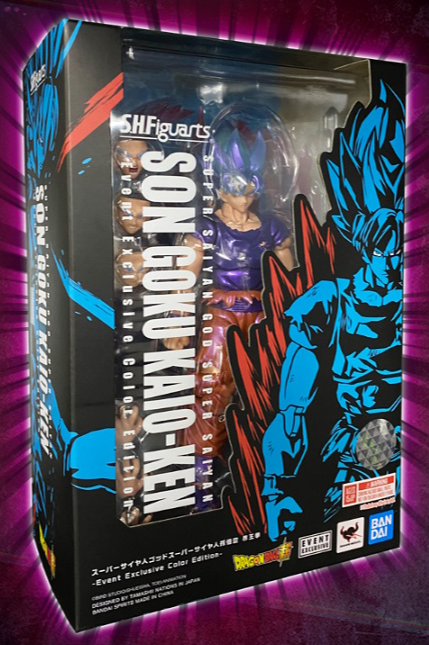 Super Saiyan God Super Saiyan Son Goku Kaio-Ken S.H. Figuarts Event Exclusive Color Edition | Bandai Tamashii Nations | Dragon Ball Z