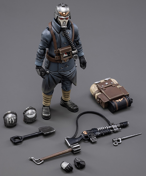 Death Korps of Krieg Veteran Squad Guardsman 1/18 Scale | Warhammer 40K | Joy Toy