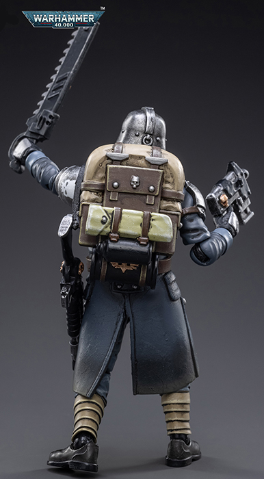 Death Korps of Krieg Veteran Squad Guardsman Squad Sergeant 1/18 Scale | Warhammer 40K | Joy Toy