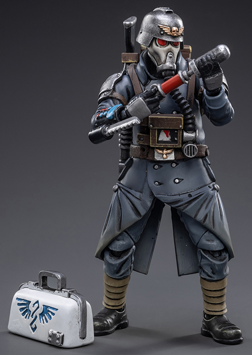 Death Korps of Krieg Veteran Squad Guardsman Medic 1/18 Scale | Warhammer 40K | Joy Toy