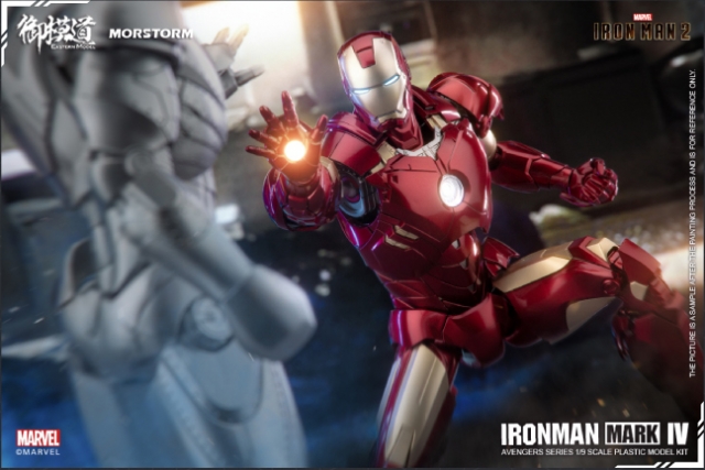 Iron Man Mark 4 and Mark 6 1/9 Scale Model Kit | Avengers | E-Model