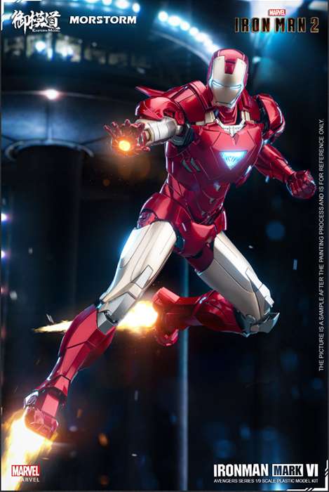Iron Man Mark 4 and Mark 6 1/9 Scale Model Kit | Avengers | E-Model
