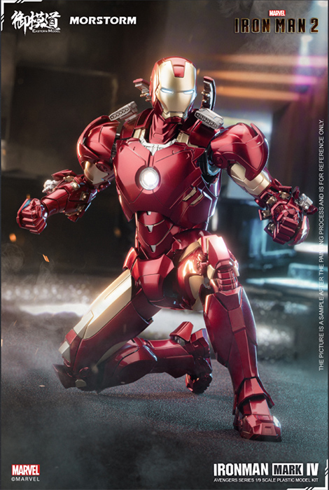 Iron Man Mark 4 and Mark 6 1/9 Scale Model Kit | Avengers | E-Model