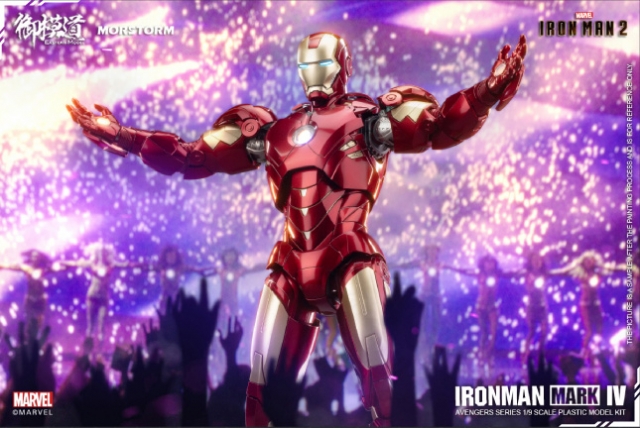 Iron Man Mark 4 and Mark 6 1/9 Scale Model Kit | Avengers | E-Model