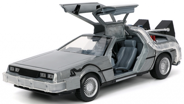 Time Machine 1/24 Scale Hollywood Rides | Back to the Future | Jada Toys