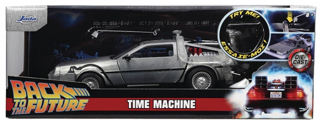 Time Machine 1/24 Scale Hollywood Rides | Back to the Future | Jada Toys