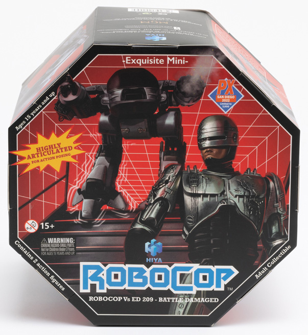 ED-209 and Robocop Battle Damaged SDCC 2022 Exclusive 1:18 Scale | Robocop | Hiya Toys
