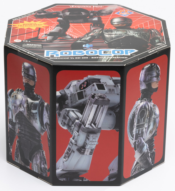 ED-209 and Robocop Battle Damaged SDCC 2022 Exclusive 1:18 Scale | Robocop | Hiya Toys
