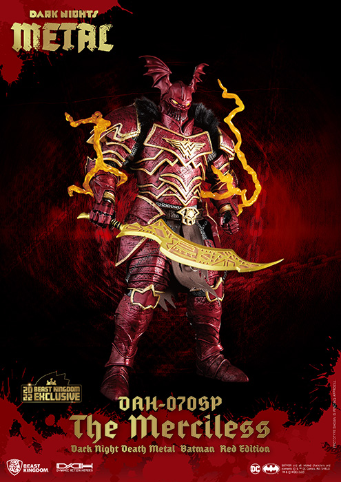DAH-070SP DK Death Batman Merciless Special Red Edition SDCC 2022 Dynamic 8ction Heroes | Dark Knights: Death Metal | Beast Kingdom