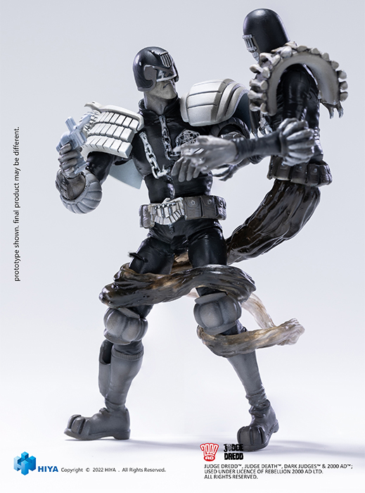 Judge Dredd vs Judge Death SDCC 2022 PX Previews Exclusive 1/18 Scale | 2000 AD Judge Dredd | Hiya Toys