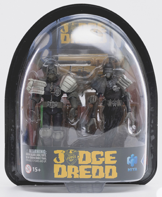 Judge Dredd vs Judge Death SDCC 2022 PX Previews Exclusive 1/18 Scale | 2000 AD Judge Dredd | Hiya Toys