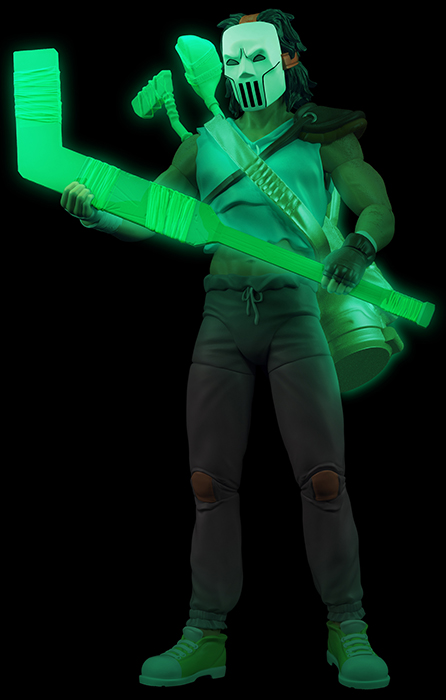 Casey Jones Glow-in-the-Dark SDCC 2022 PX Previews Exclusive | Teenage Mutant Ninja Turtles | The Loyal Subjects
