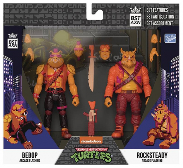 Bebop and Rocksteady Arcade SDCC 2022 PX Previews Exclusive | Teenage Mutant Ninja Turtles | The Loyal Subjects