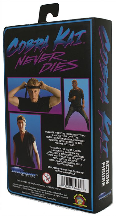 Johnny Lawrence VHS SDCC 2022 Exclusive | The Karate Kid: Cobra Kai | Diamond Select Toys