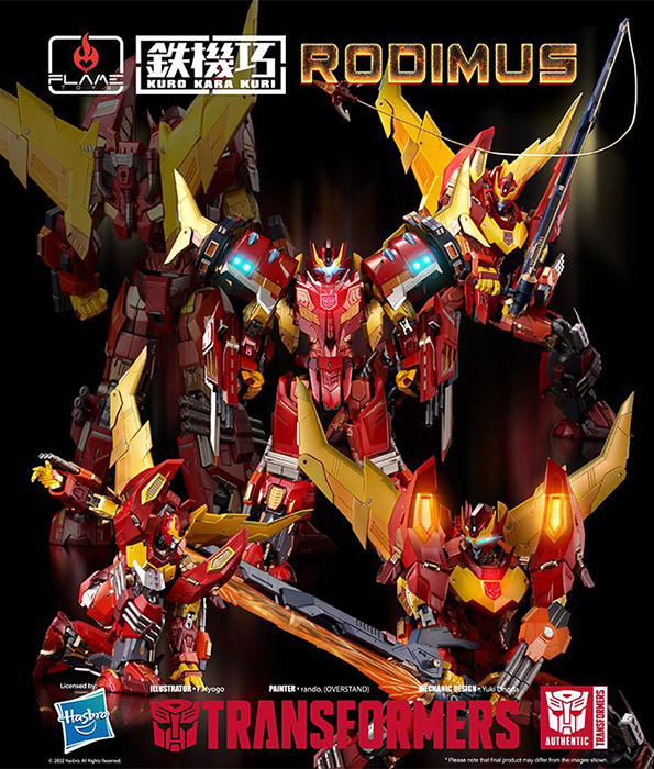 Rodimus IDW Version | Transformers Kuro Kara Kuri | Flame Toys