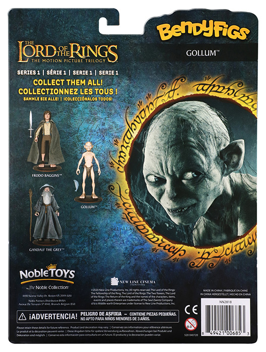 Gollum BendyFigs | The Lord Of The Rings | The Noble Collection