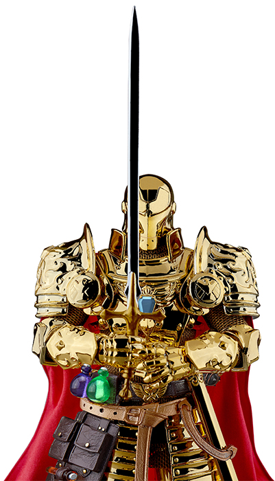 DAH-046SP Medieval Knight Iron Man Golden Version PX Previews Exclusive Dynamic 8ction Heroes | Marvel | Beast Kingdom