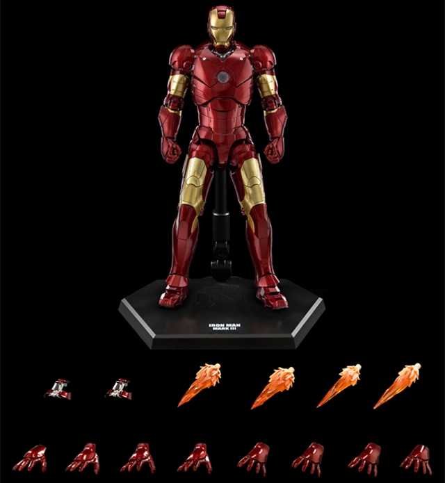 Iron Man Mark 3 DLX Collectible Figure | Marvel Iron Man | threezero