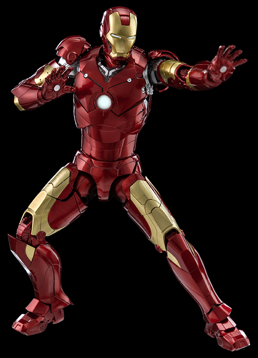 Iron Man Mark 3 DLX Collectible Figure | Marvel Iron Man | threezero