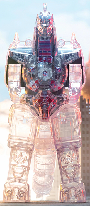 Dragonzord Clear Version Super Cyborg | Mighty Morphin Power Rangers | Super7
