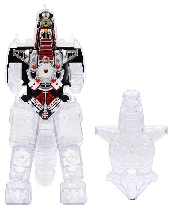 Dragonzord Clear Version Super Cyborg | Mighty Morphin Power Rangers | Super7