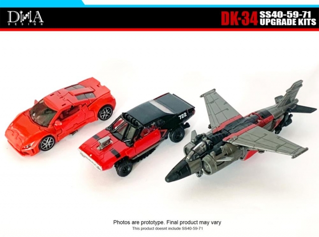 DK-34 Upgrade Kit for Transformers Studio Series 40, SS59, and Studio Series 71 | Dna Design | Upgrade Kit