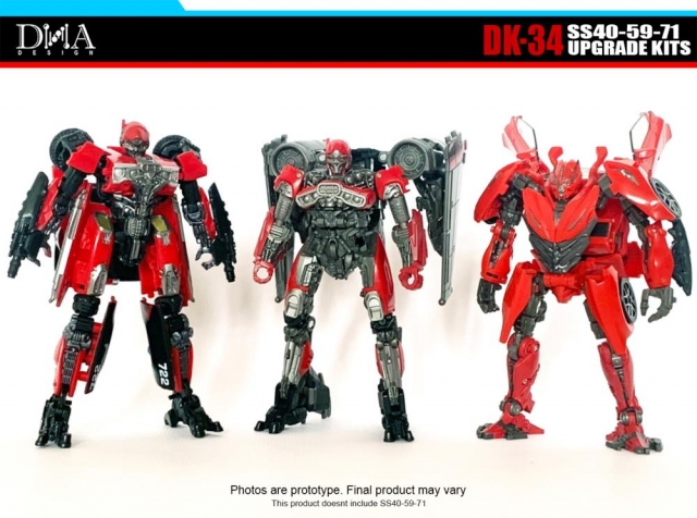 DK-34 Upgrade Kit for Transformers Studio Series 40, SS59, and Studio Series 71 | Dna Design | Upgrade Kit