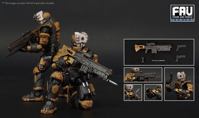 FAV-A74 Vespid Vanguard 1:18 Scale | Acid Rain FAV