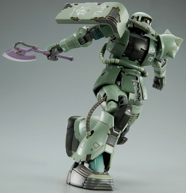 MS-06F Zaku II Cucuruz Doan's Island Version 1/144 Scale | Mobile Suit Gundam | Bandai Spirits