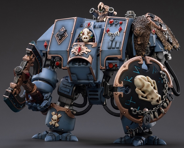 Space Wolves Venerable Dreadnought Brother Hvor 1/18 Scale | Warhammer 40K | Joy Toy 