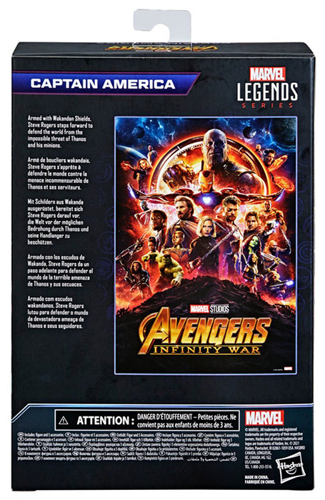 Captain America 6-Inch Scale | Avenger: Infinity War | Marvel Legends The Infinity Saga