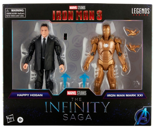Happy & Iron Man Mark XXI Two-Pack | Avengers: Infinity War | Marvel Legends The Infinity Saga