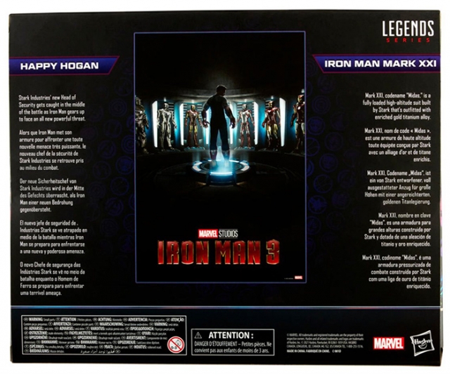Happy & Iron Man Mark XXI Two-Pack | Avengers: Infinity War | Marvel Legends The Infinity Saga