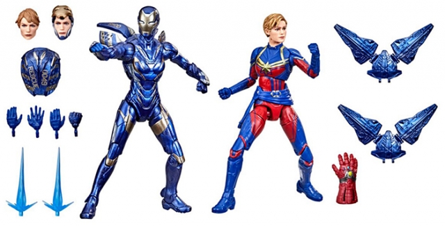 Captain Marvel & Rescue Two-Pack | Avengers: Infinity War |  Marvel Legends The Infinity Saga