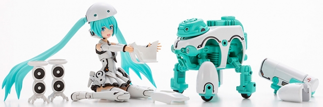 Hatsune Miku and Tamotu Model Kit | Frame Arms Girl | Kotobukiya