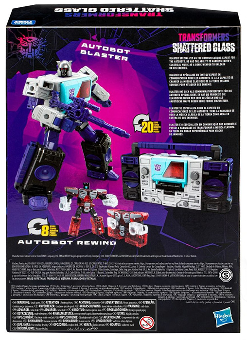 Autobot Blaster IDW Shattered Glass IDW Shattered Glass Voyager Class | Transformers Generations Shattered Glass Collection
