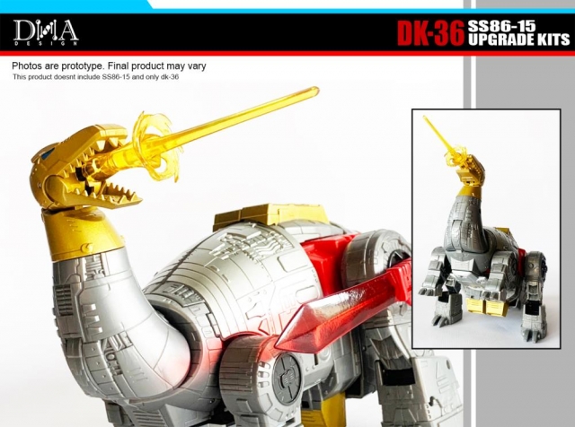 DK-36 Upgrade Kit for Transformers Studio Series 86-15 Sludge | Dna Design | Upgrade Kit