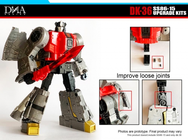 DK-36 Upgrade Kit for Transformers Studio Series 86-15 Sludge | Dna Design | Upgrade Kit