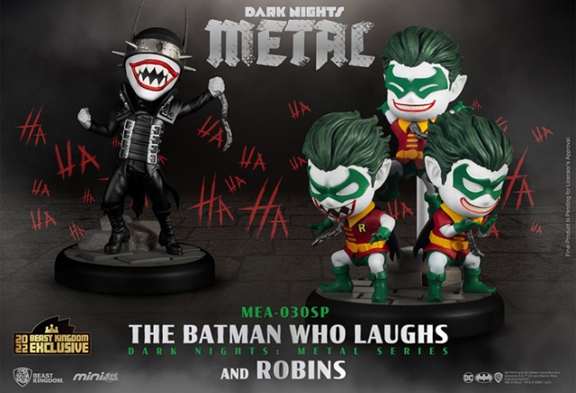 MEA-030 The Batman Who Laughs & Robins PX Previews Exclusive Mini Egg Attack Set | Dark Nights: Metal | Beast Kingdom