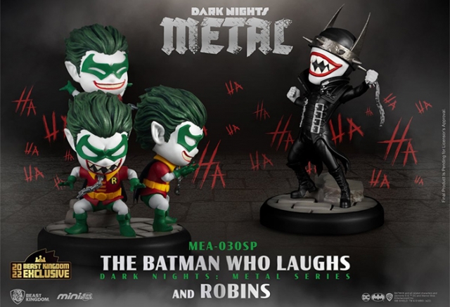 MEA-030 The Batman Who Laughs & Robins PX Previews Exclusive Mini Egg Attack Set | Dark Nights: Metal | Beast Kingdom