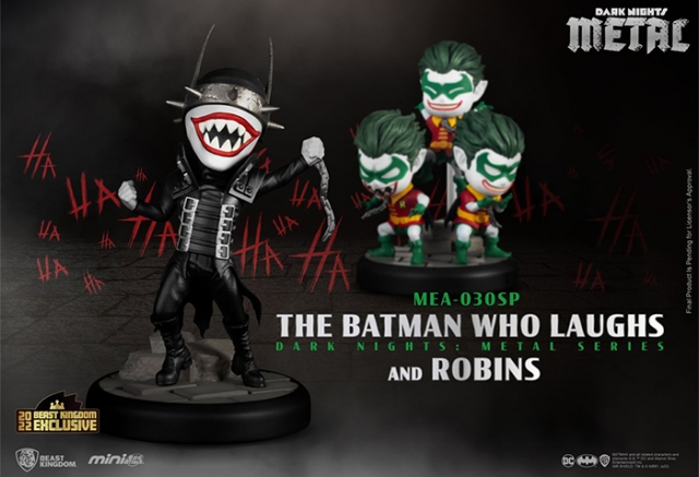 MEA-030 The Batman Who Laughs & Robins PX Previews Exclusive Mini Egg Attack Set | Dark Nights: Metal | Beast Kingdom