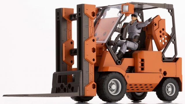 Booster Pack 006 Forklift Orange Version 1/24 Scale Model Kit | Hexa Gear | Kotobukiya