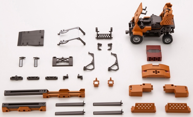 Booster Pack 006 Forklift Orange Version 1/24 Scale Model Kit | Hexa Gear | Kotobukiya